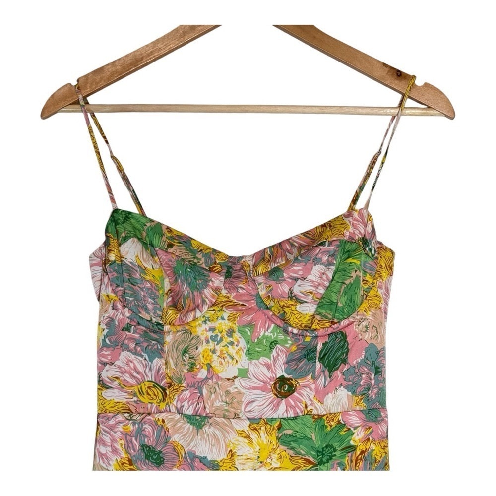 Astr Floral Midi Dress - Multicolor - Picture 4 of 6